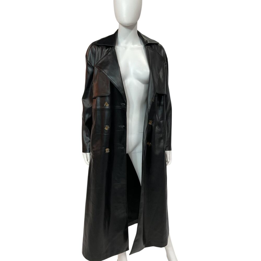 Blank Nyc Sleek Flashback Trench Coat Size XS NWT - Picture 2 of 5